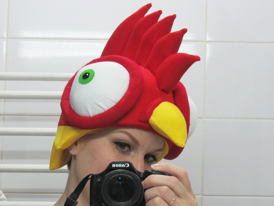 Hen Rooster costume hat Chicken Etsy