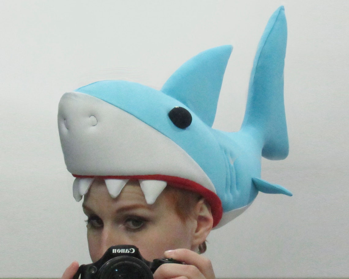 Shark costume hat Etsy
