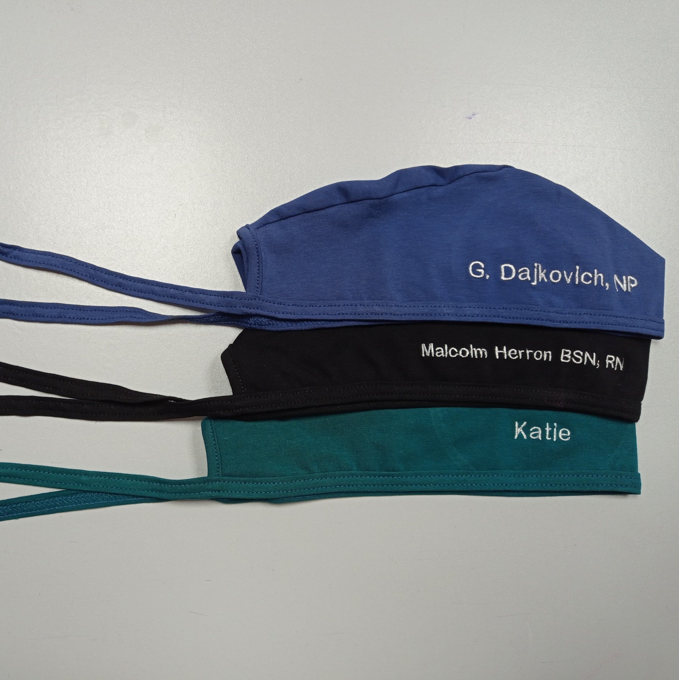 Monogrammed Scrub Cap with embroidery PERSONALIZATION stretchy Etsy