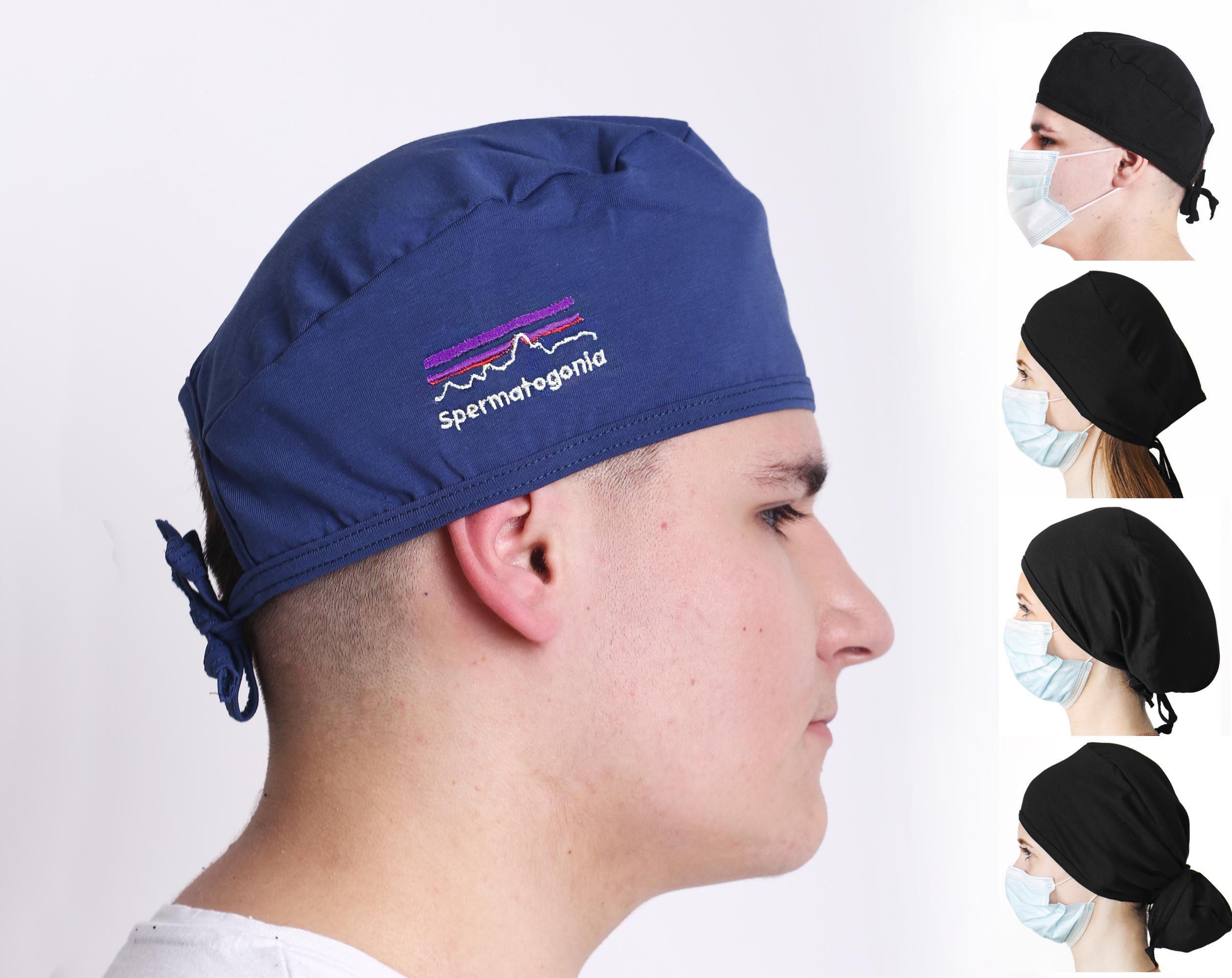 Urology Renal scrub caps,  Urologist gift, Surgical Cap, gift for dialysis nurse and doctor, Spermatogonia