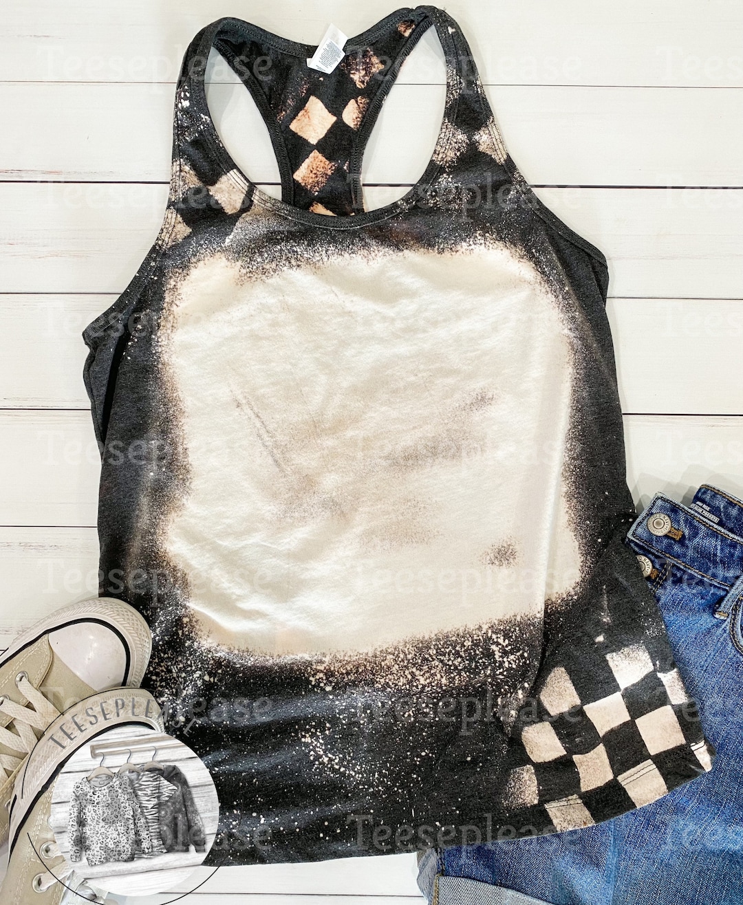 Bravo Printed Racerback Tank