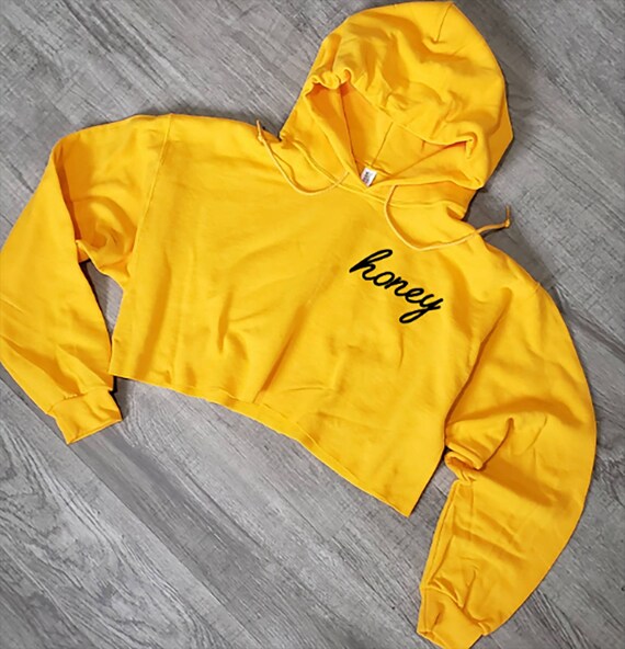honey crop top hoodie