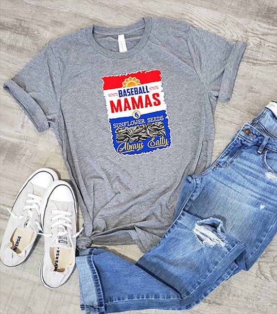 baseball mom sunflower seed shirt