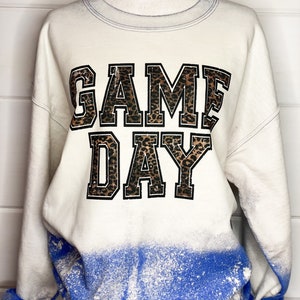 Football Leopard Bleached Hoodie or Sweatshirt Fall Outfits