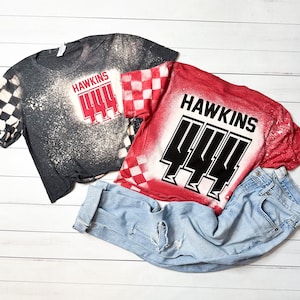 Cropped Personalized Front  Back Racing Shirt Bleached Black Unisex Tshirt Dirt Track Motocross Dirt bike Race Tee Checkered Flag Bleached