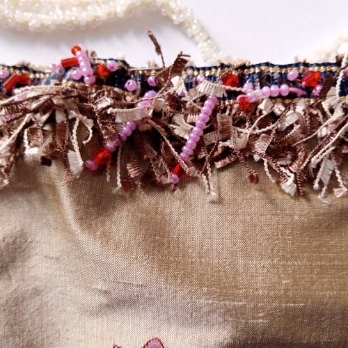 Embroidered silk buy bag