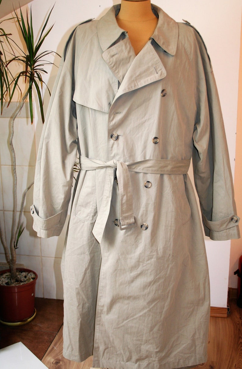Vintage 90s Creme Coat burton Menswear 