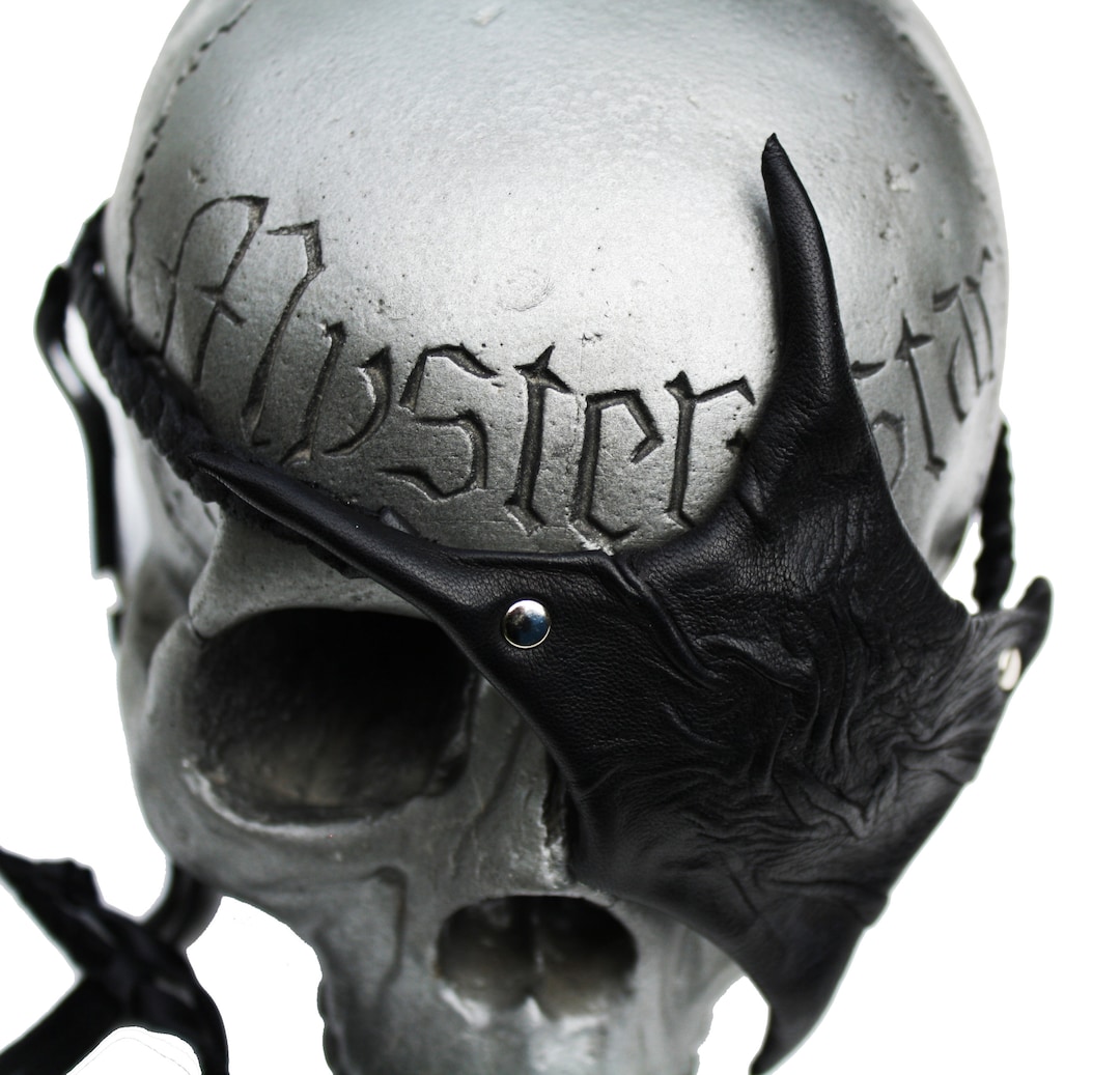 Unique Shape Black Leather Eye Patch Original Design From Mysterystar - Etsy Unique Shape Black Leather Eye Patch Original Design From Mysterystar - Etsy