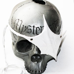Unique Shape white Leather Eye Patch Original from Mysterystar