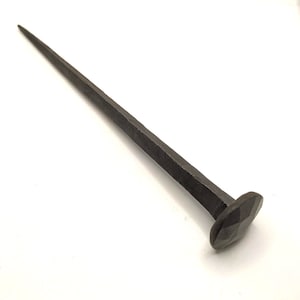 Long hand forged nail, forged iron, black Iron 160mm