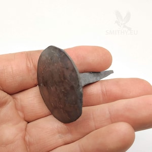 Hand Forged Iron Nail with big head 40mm