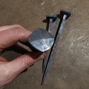 Iron Nail with squire head 30mm, Hand Forged