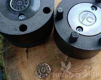 Individual coin minting set, coin press, stamp