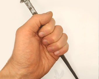 Very long forged nail 120-320mm, forged iron, black Iron