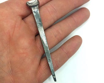 Coffin nail stainless steel, hand forged iron nail, 60-180mm