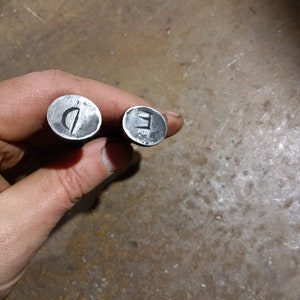Forged pipe tamper with your initials or not, hand made