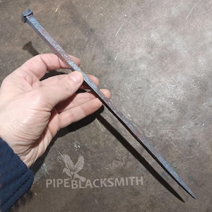 Coffin nail BIG, hand forged iron nail
