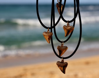 Bronze Shark Tooth | Shark Tooth Necklace | Shark Tooth Charm | Shark Tooth Pendant