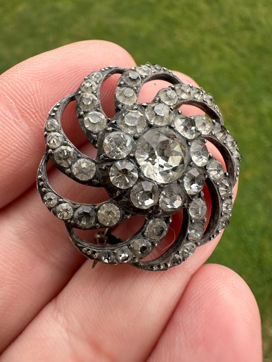 Épingle De Cravate Antique Art Déco En Argent Sterling Et Cornaline - Pièce Vintage