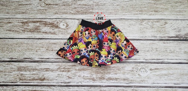 Disney Inspired Twirly Skirt Princess Dolls
