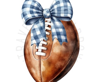 Football Mom PNG: Game Day Bow Sublimation Design (Digital Download)