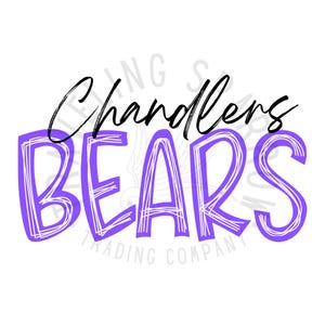 Custom Bears Mascot Design Png | Digital Download | PNG | Instant Download | Mascot PNG | Bears Mascot | Sublimation Design | Digital Design