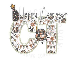 Happy New Year CT 2026 PNG | New Years Eve Digital Download