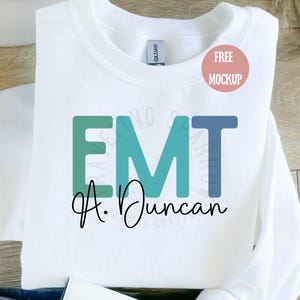 Custom EMT Personalized Design (PNG Digital Download)