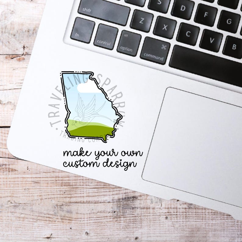 Georgia State Frame PNG | Editable Canva Template (digital Download) - Etsy
