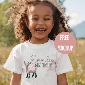 Custom Name Png, Personalized Name Png, Personalized Design, Kids Name Png, Goat Name Png, Personalized Png, Trendy, Farm Kid, Country, Pink