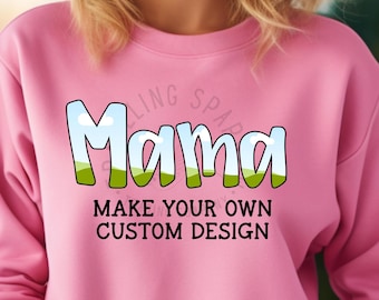Editable MAMA Design Canva Template: Drag & Drop PNG Frame (Commercial Use)