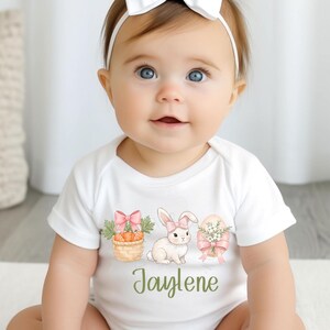 Custom Easter Bunny PNG with Name | Personalized Spring Rabbit Design | Digital Sublimation File for Shirts, Signs, Gifts & More