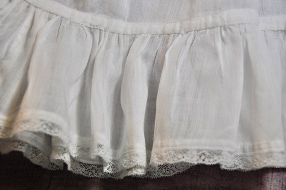 Heirloom Infant Christening Gown Long White Batis… - image 8