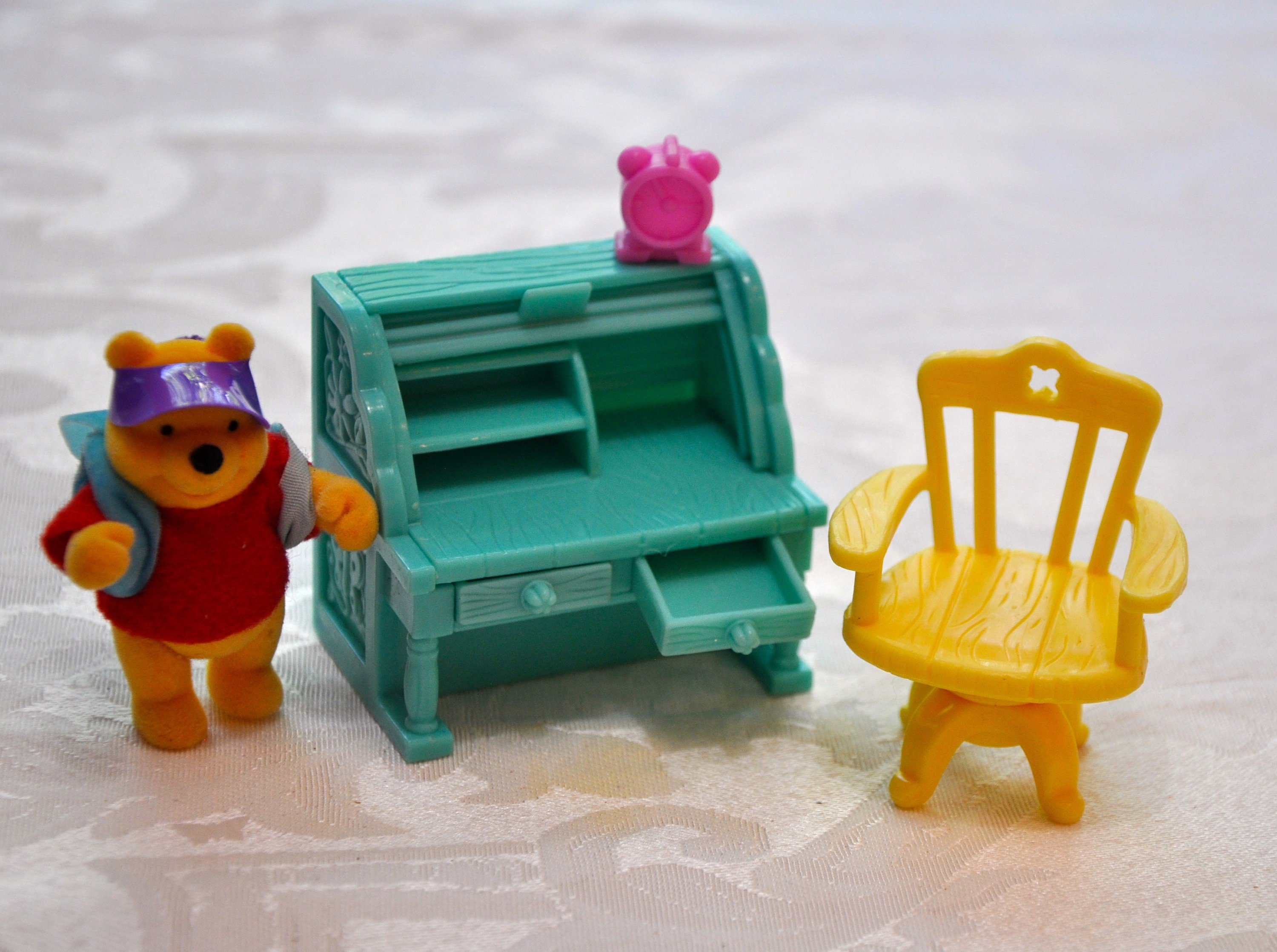 Vintage Disney Delightful Days Pooh S Study Playset Etsy