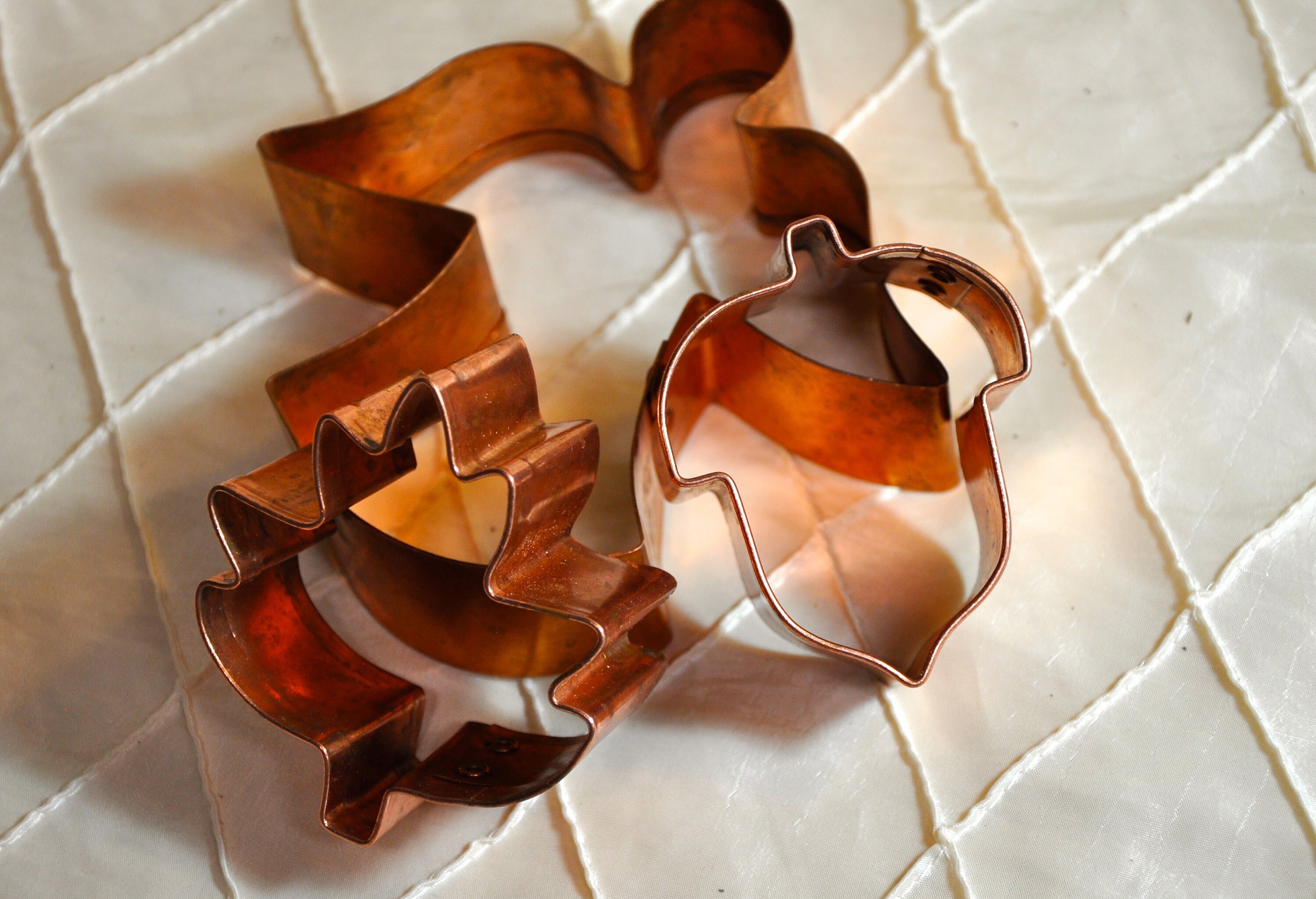 Solid Copper Cookie Cutter Set of 3 Large Industrial Etsy