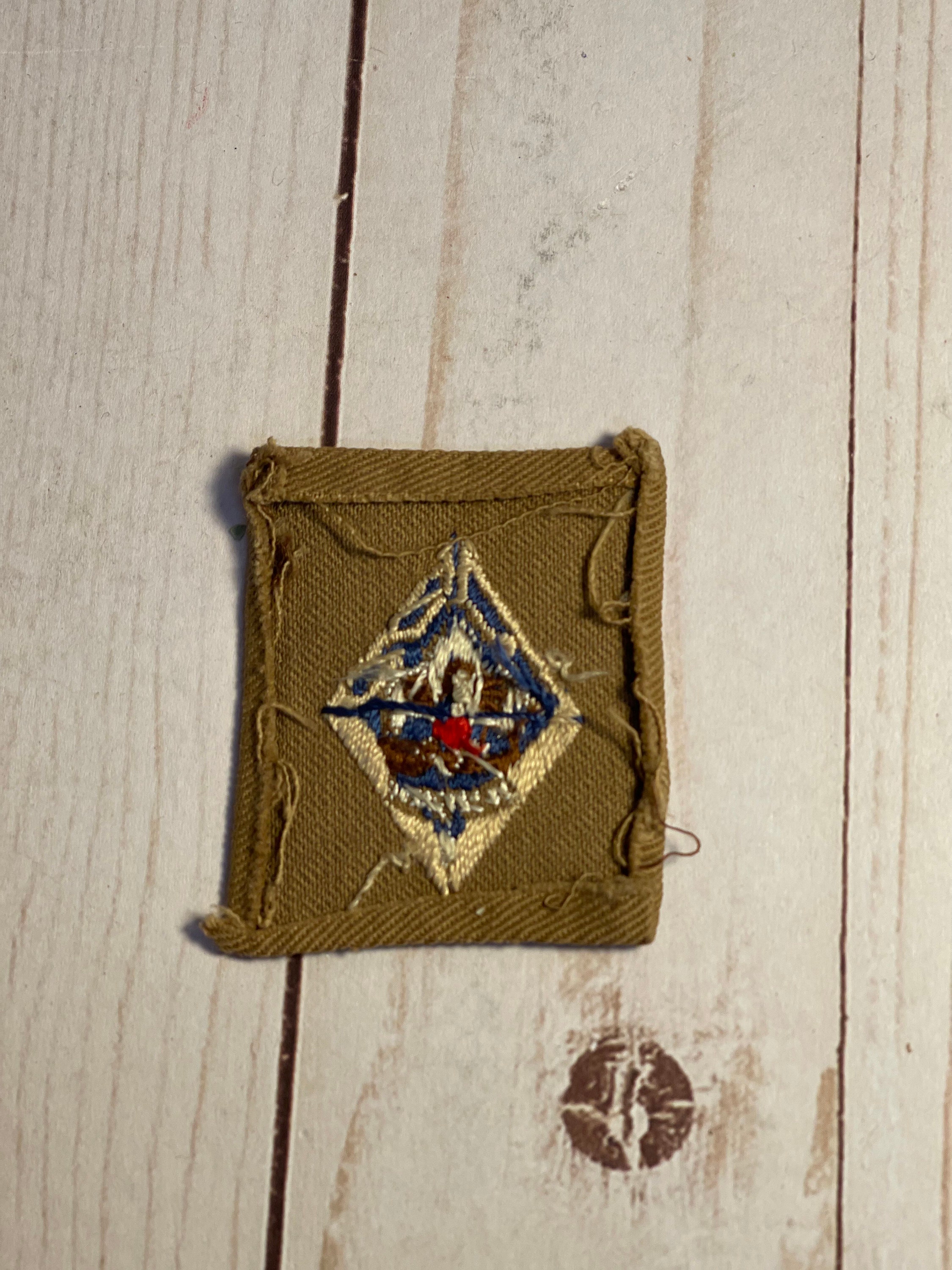 Écusson Vintage Garçon Scout Années 50-70 - Pièce De Collection Rare En Papier, Aigle Scout
