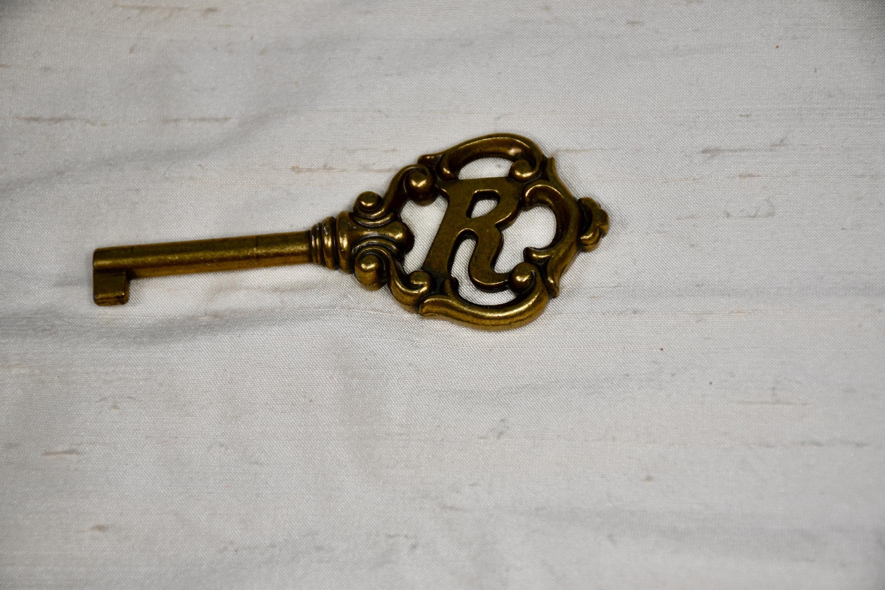 Pince A Cravate Vintage 1930 Art Déco Initiale H Vieux Stock