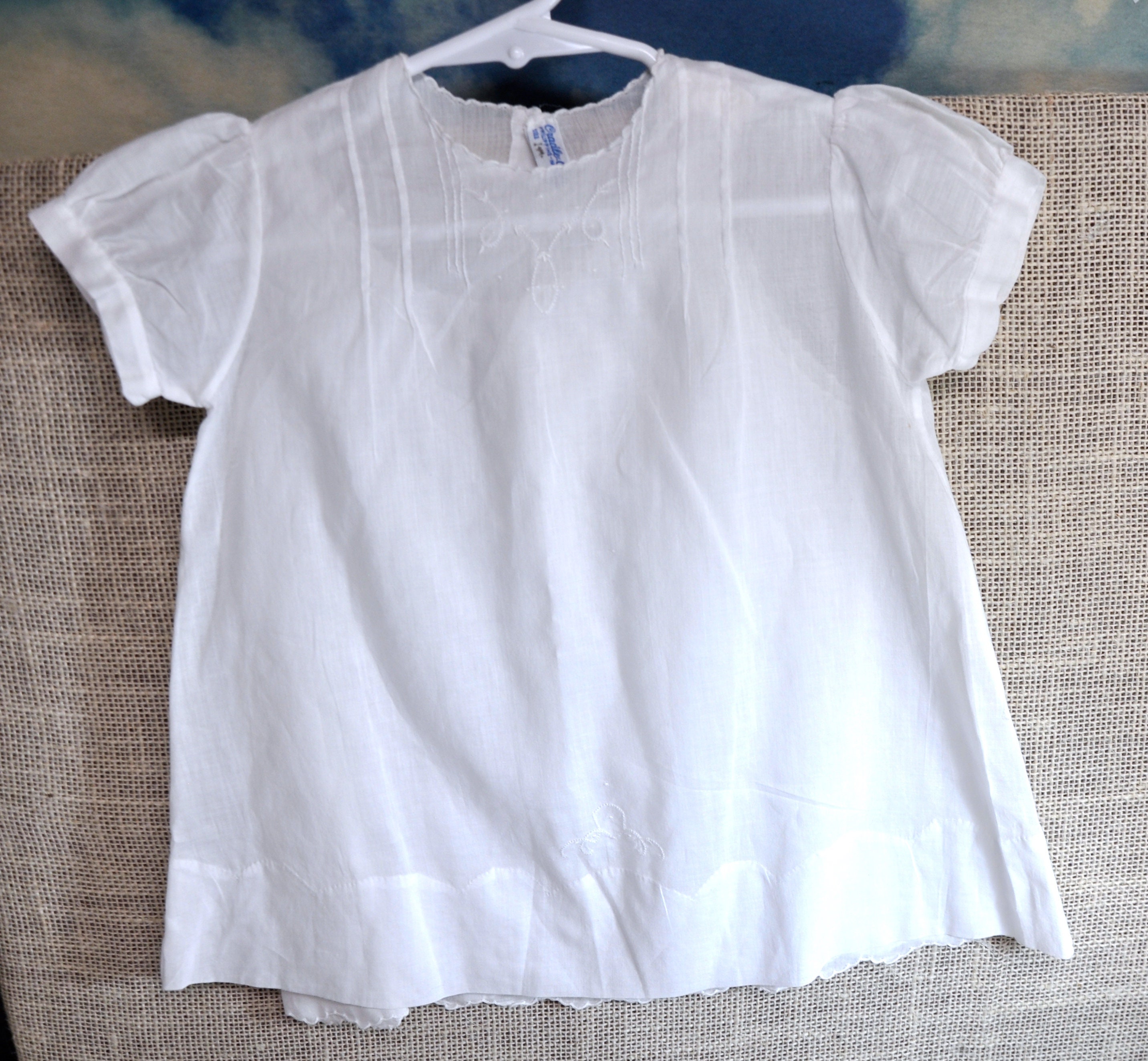 hand work baby dress