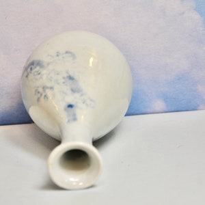 Rare Antique Blue & White Korean Vase Sought After Collectible Perfect Home or Office Decor Great Gift for Her Gift for Him Wedding Gift image 7