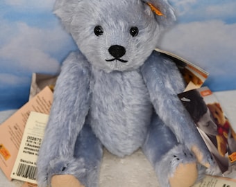 Steiff ブルー モヘア ぬいぐるみ シュタイフ モヘア ぬいぐるみ ブルー Aランクの買取参考価格