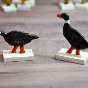 Erzgebirge Wood Geese: Hand Painted German Folk Art Christmas Decor