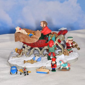 Hallmark 1998 Studio Edition Christmas Display: 25th Anniversary with Mini Ornaments