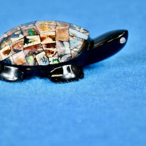 Mexican Obsidian Turtle - Etsy