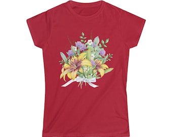floral pattern t shirt