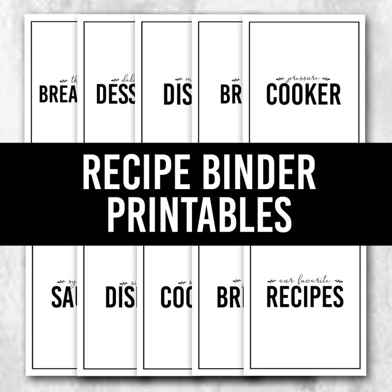 recipe-binder-printables-recipe-book-recipe-dividers-family-etsy