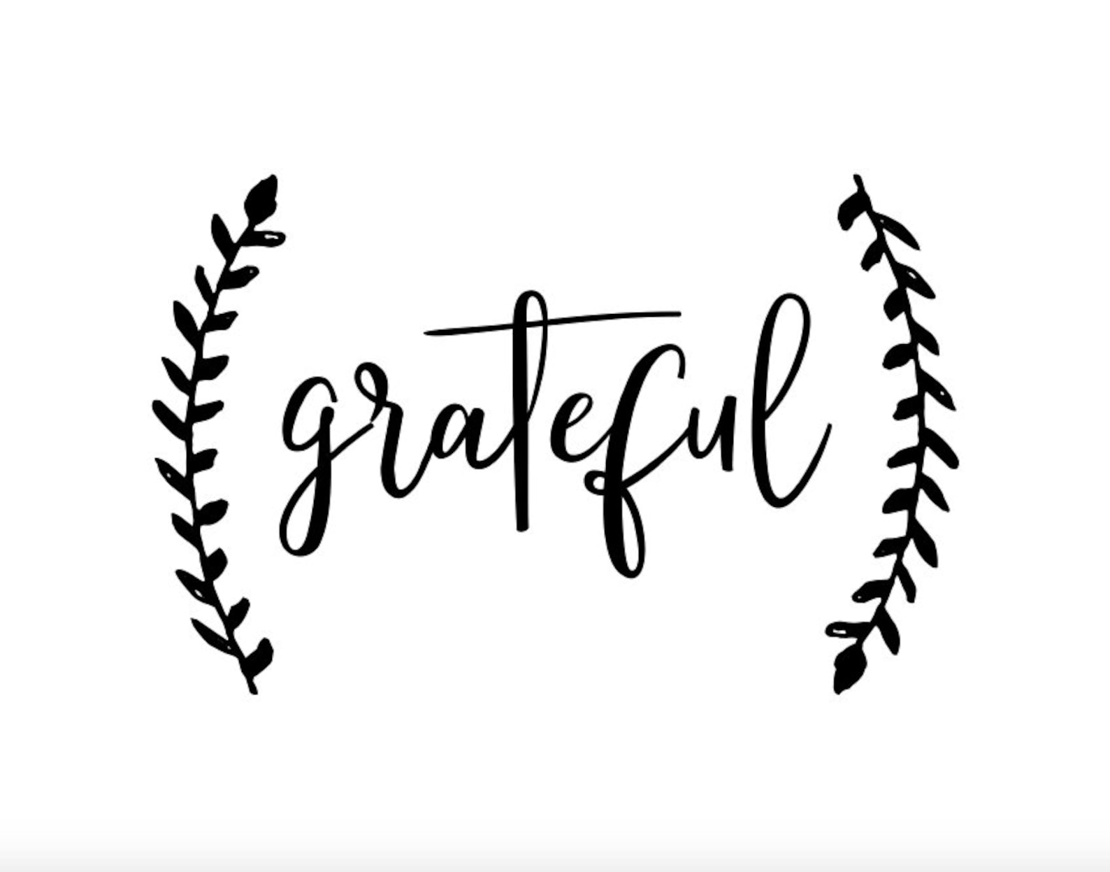 Grateful Printable Thanksgiving Decor Gratitude Printable Etsy España