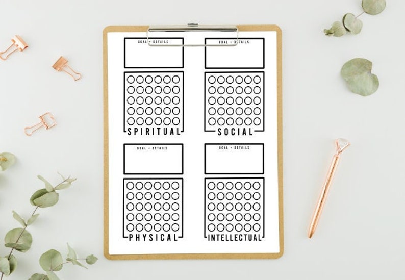 Children & Youth Goal Tracker Printable, LDS Goals (digital Download ...
