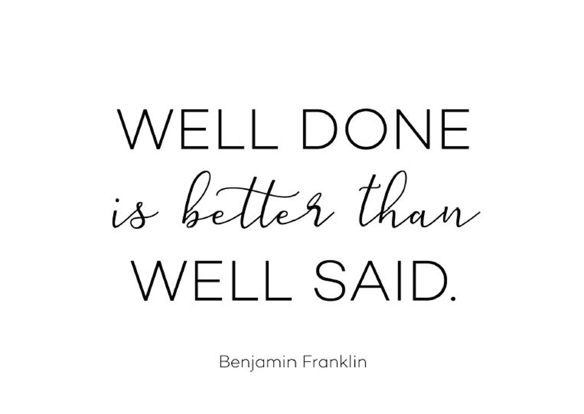 Printable Quote, Benjamin Franklin, Historic Quote, Instant Download ...