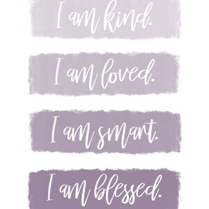 I Am Statements, Affirmations Printable, Positive Affirmations, Daily ...