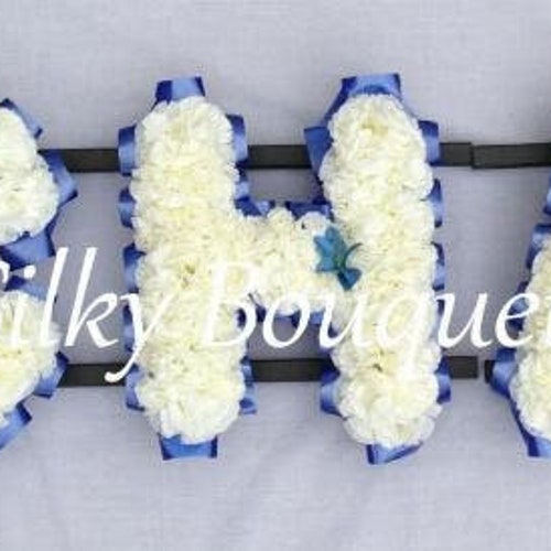 Dad Artificial Silk Funeral Flower Tribute Memorial Graveside Etsy UK